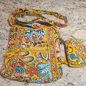 Vera Bradley Crossbody Bag With Wallet